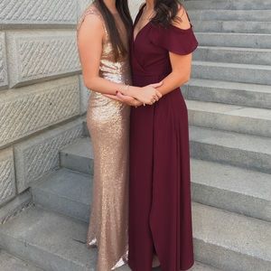Dark Red Formal Dress